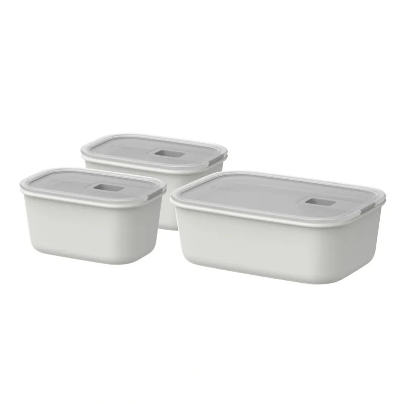 Szybka wysyłka Mepal Easyclip 2.0 Zestaw 3 Pojemników Na Żywność 2x450ml 1000ml White