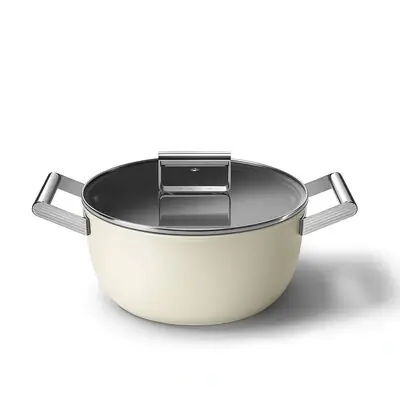 Ostatnia szansa Smeg - Garnek o średnicy 24 cm CSF2412CRM - CRM