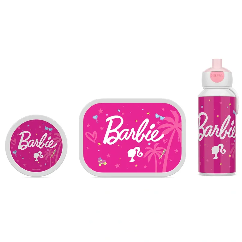 Tylko do końca tygodnia Lunch set Campus 3 el. Barbie - Mepal