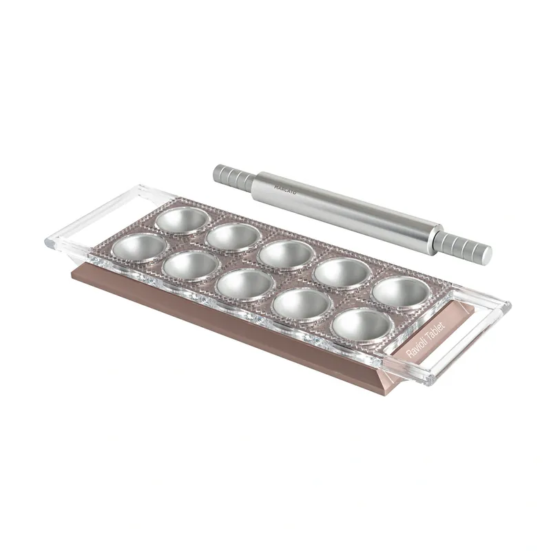 Kup online Forma do ravioli w kwadratach 5 x 5 cm x 10 szt jasnoróżowa Design Line - Marcato