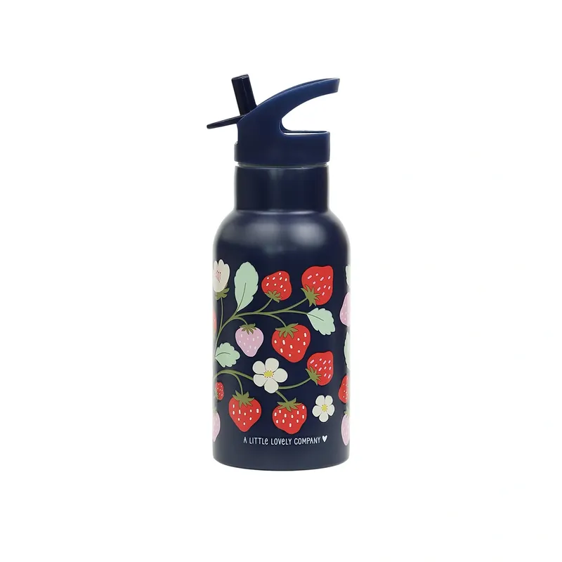 Ostatnie sztuki Butelka termiczna dla dzieci Strawberries 350 ml - A Little Lovely Company