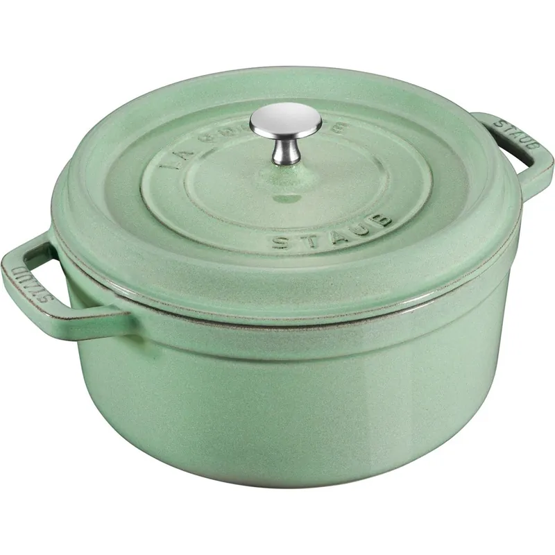 Super okazja Staub La Cocotte Garnek żeliwny okrągły 2.2 Ltr miętowy