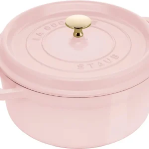 Okazja Staub La Cocotte Garnek żeliwny okrągły 2.6 ltr, różowy