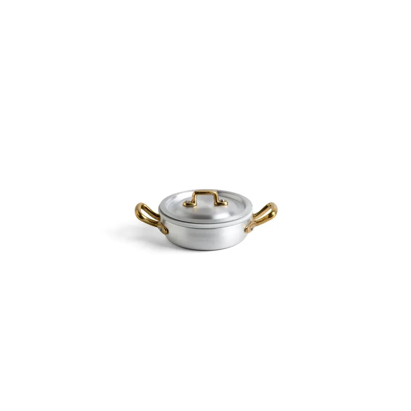 Mały garnek z dwoma uchwytami 12x6,2cm set mini - Marcato Promocja
