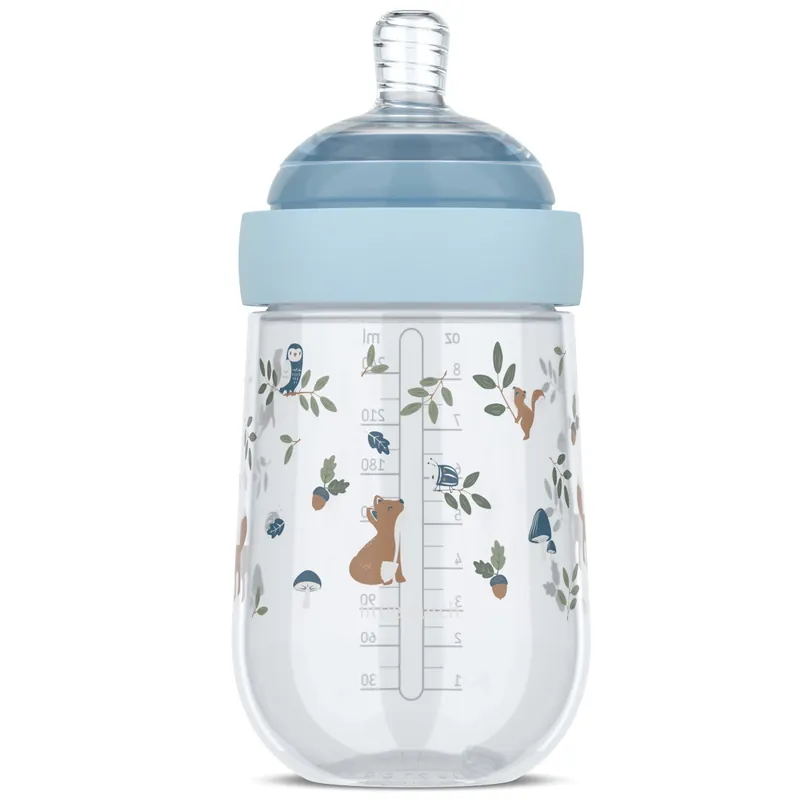 Butelka ze smoczkiem Mio 240 ml Forest Friends 108061565408 Premium