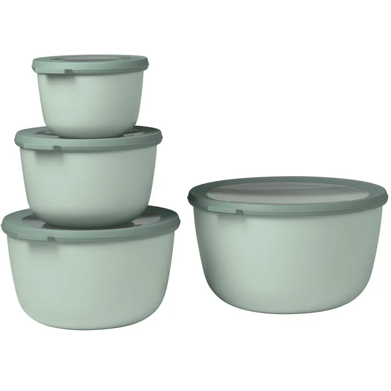 Ograniczona ilość Zestaw 4 Misek Cirqula Okrągła 500 1000 2000 3000 Ml Nordic Jade 106233094700