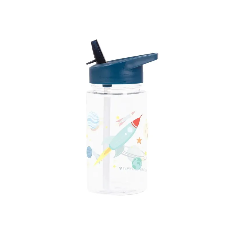 Butelka z ustnikiem na wodę Space - 450 ml - A Little Lovely Company Okazja