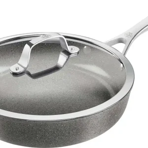 Do wyczerpania zapasów Ballarini Salina Ceramic Patelnia Sauté + Pokrywka 28 cm