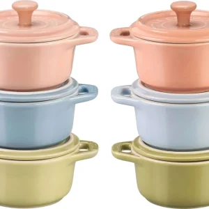 Staub Gift giving 6x Mini cocotte Okrągły 10 cm, Wielokolorowe Tani