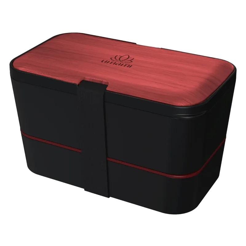 Lunchbox Nestable - Rosewood Black - 1500ml - Umami Oferta