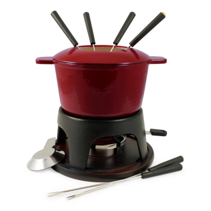 Swissmar Fondue Sierra, Żeliwo, Wiśniowy Tylko do końca tygodnia