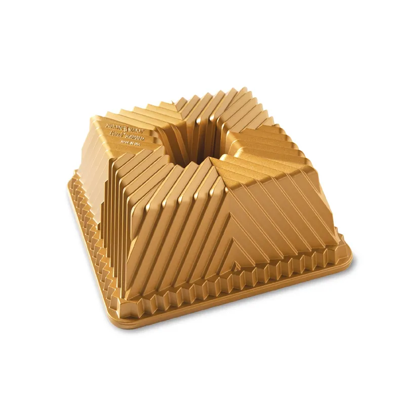 Ostatnia szansa Forma do babki Squared Gold Nordic Ware