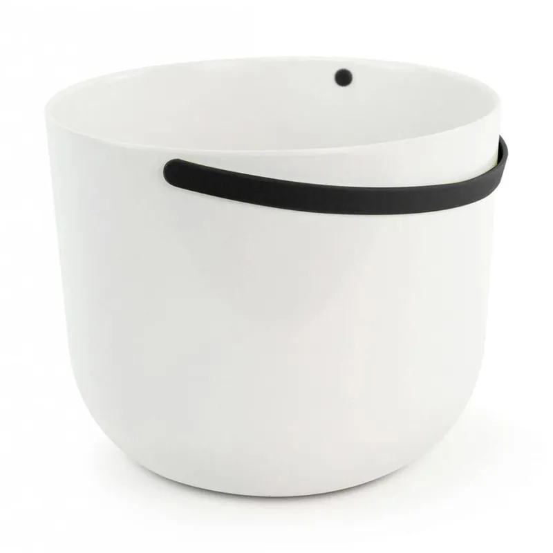 Miska Z Silikonową Rączką 18cm Czarna - Cookut Niska cena