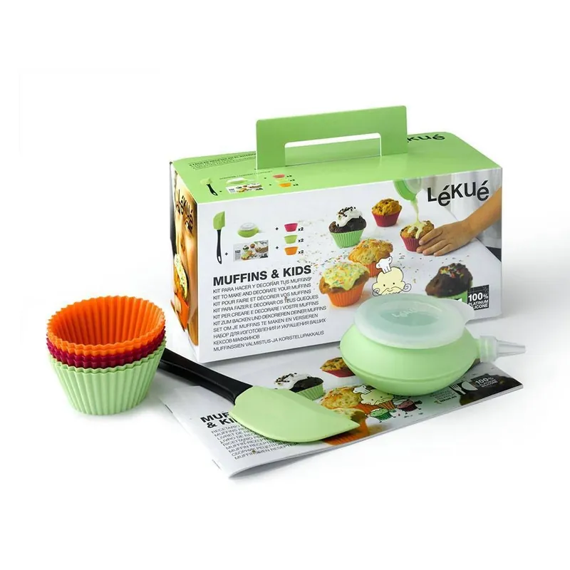 Zestaw do muffinów Muffins and Kids - Lekue Bezpieczna płatność