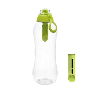 Butelka z dwoma wymiennymi filtrami 700ml zielona - Dafi Oferta limitowana
