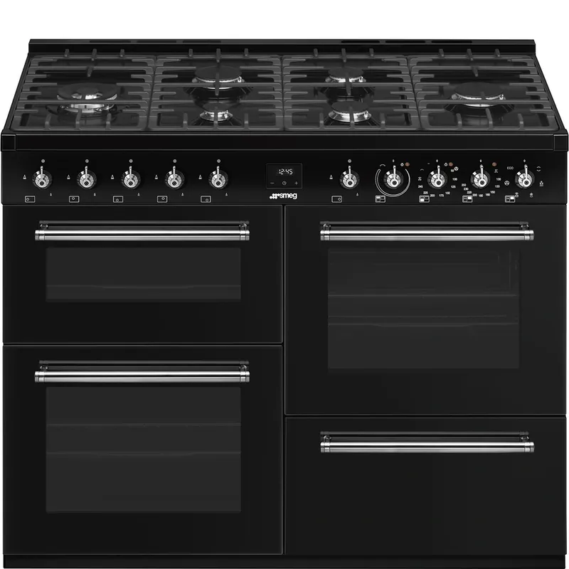 Smeg - Kuchnia wolnostojąca CX113GMBL CONCERTO - czarny Super okazja