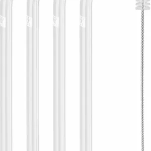 Zwilling - Sorrento Zestaw 4 słomek zakrzywionych, transparentne Tylko dziś