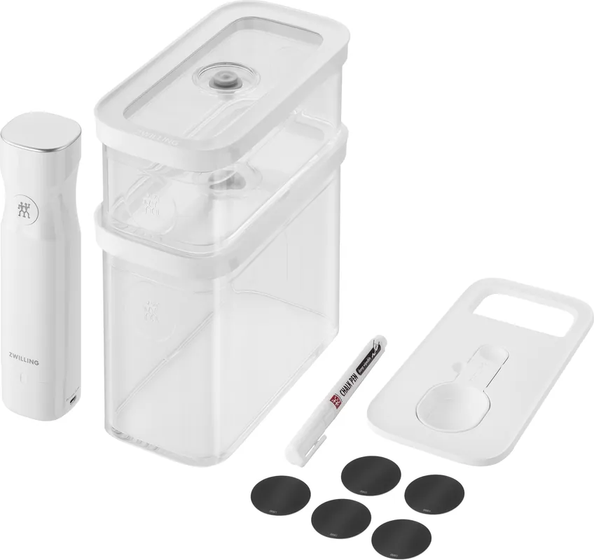 Zwilling - Fresh & Save Cube Zestaw pojemników plastikowych M , szary Oferta czasowa