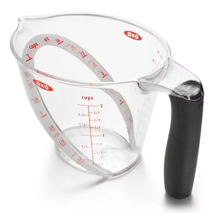 Oxo - Good Grips Miarka skośna z uchwytem Bezpieczne zakupy