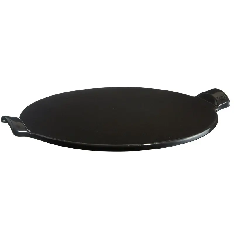 Gładki kamień do pizzy 37cm- czarny DP Hit sprzedaży