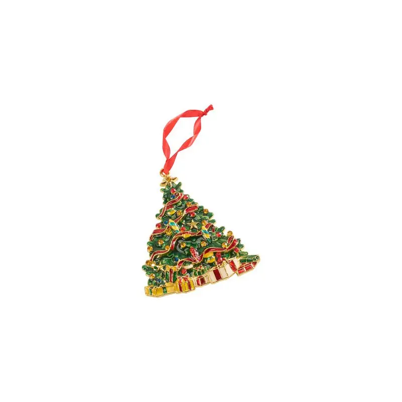 Nie przegap Villeroy & Boch - Winter Collage Accessoires - metalowa zawieszka z motywem świątecznym - choinka, 12 cm