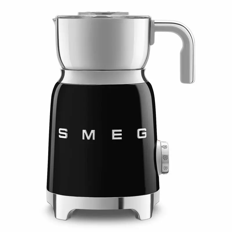 Tani Smeg Spieniacz do mleka, czarny MFF11BLEU